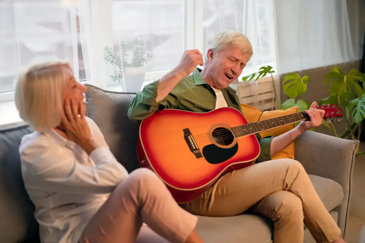 Aprender a tocar piano, guitarra ou outro instrumento musical pode ser um desafio prazeroso.